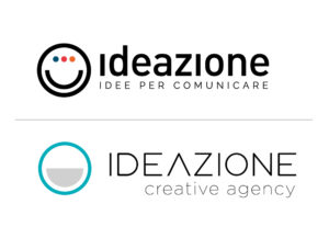 IDEAZIONE Creative Agency Logo vecchio e nuovo